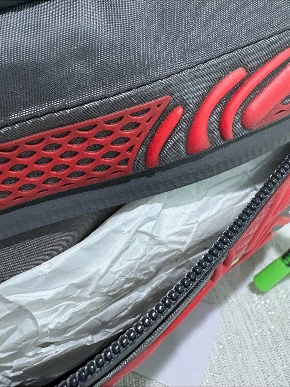 Authentic Gucci GG Rubber Belt Bag w Certificate of Authenticity and duster